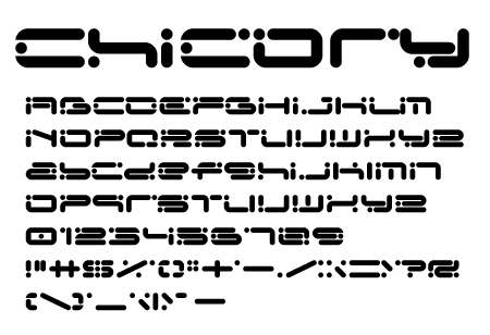 Chicory文字一覧