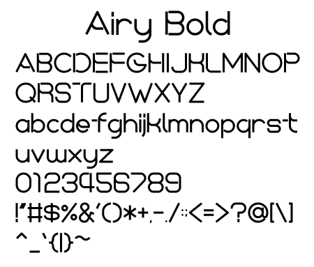 Airy Bold
