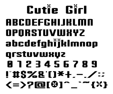 キューティーガール(Cutie Alphabet)