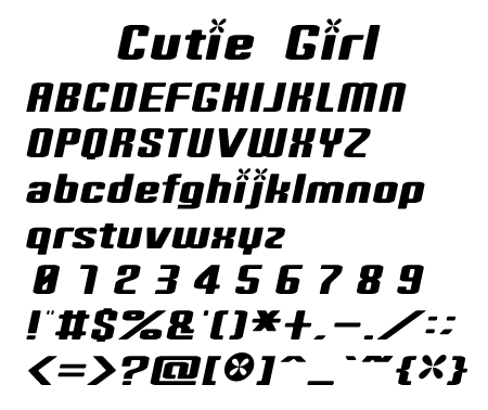 キューティーガール(Cutie AlphabetJr)