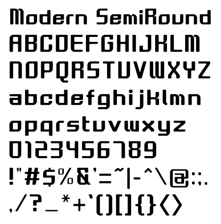 Modern Semi-Round