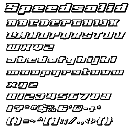 SPEED SOLID