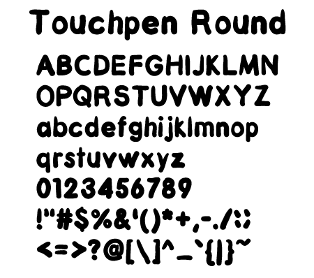 Touchpen Round Bold