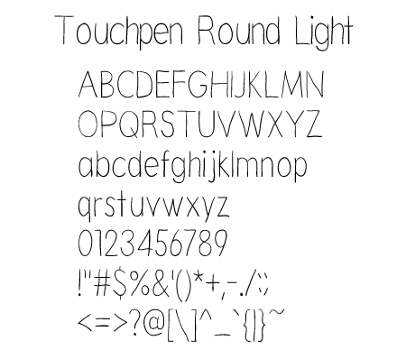Touchpen Round Light