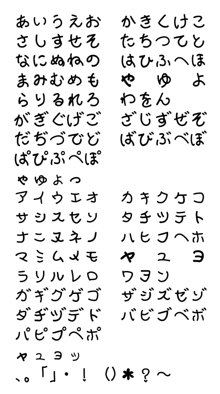 じ フォント まるも まるがめ本丸ゴシック